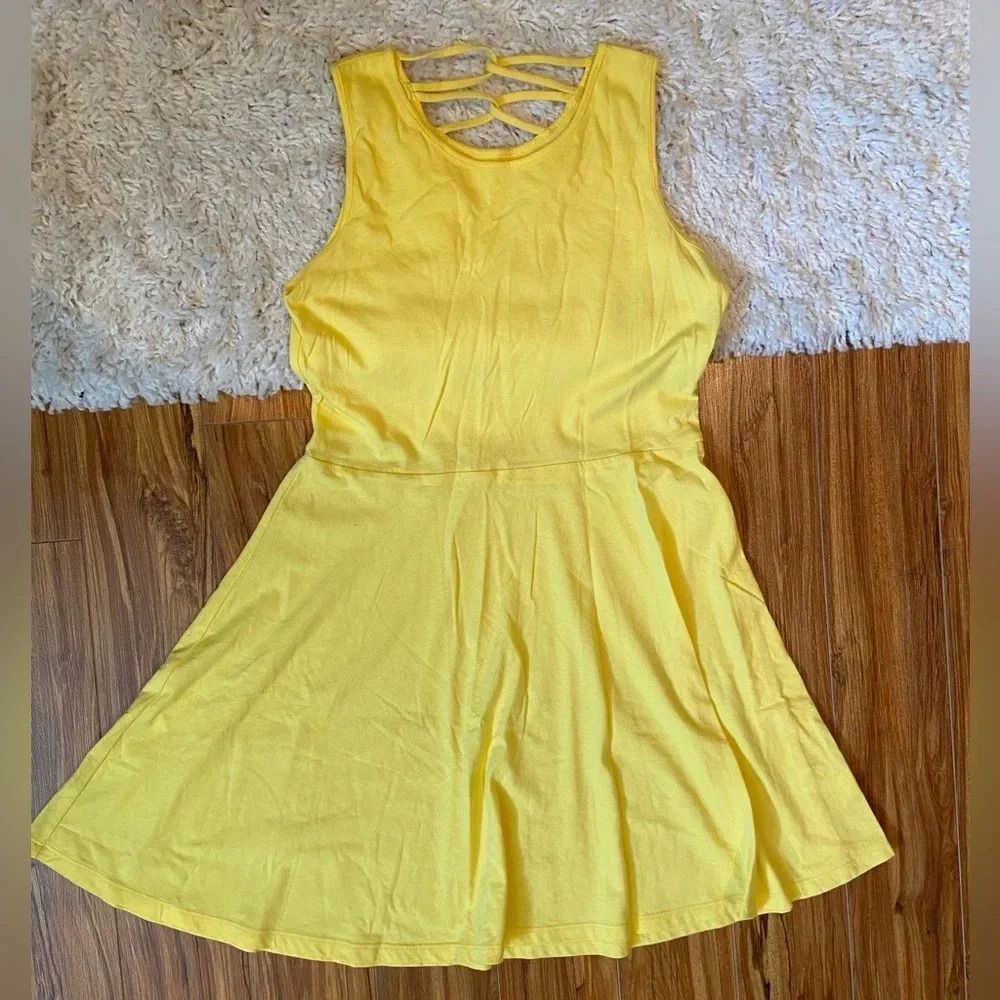 Yellow summer dress